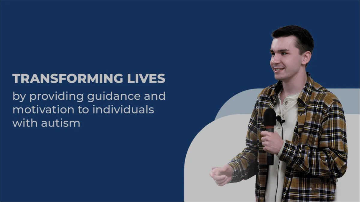 AutismWorks — Tyler McNamer speaking on transforming lives
